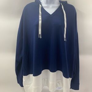 Chico's Deep Blue Knit pullover Top size 4